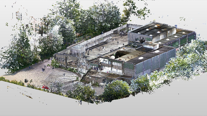 Digitale Gebäudevermessung 2 Aachen in Revit