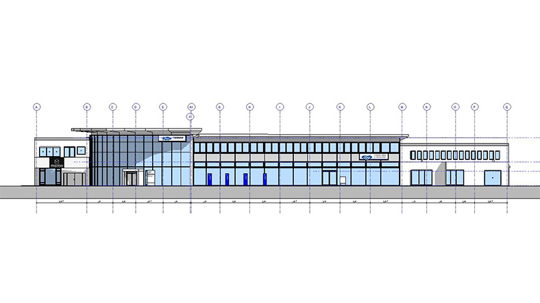 Digitale Gebäudevermessung 4 Hannover Emil Frey Ansicht Revit