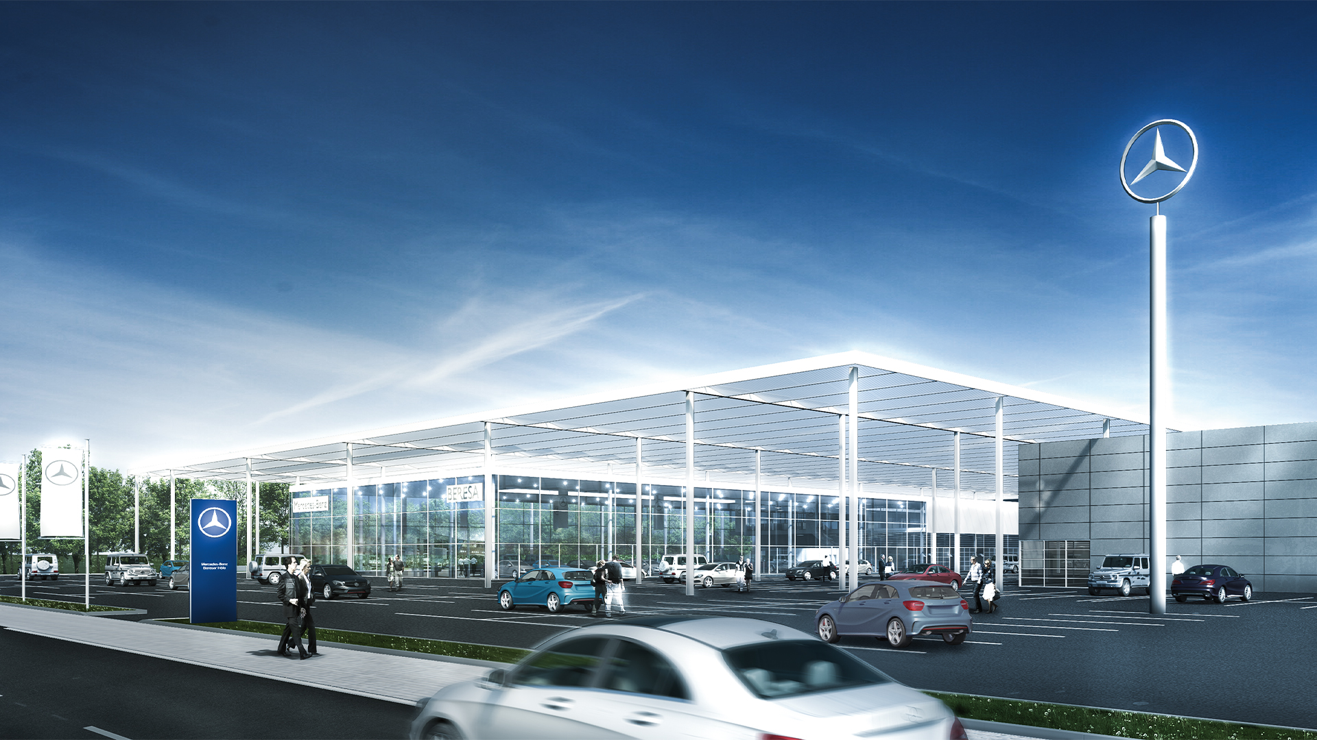 Mercedes Benz Muenster Rendering 1